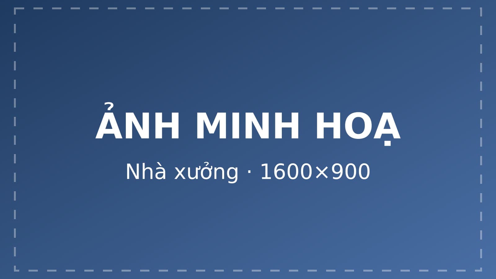 Nhà xưởng gia công cơ khí — ảnh minh hoạ
